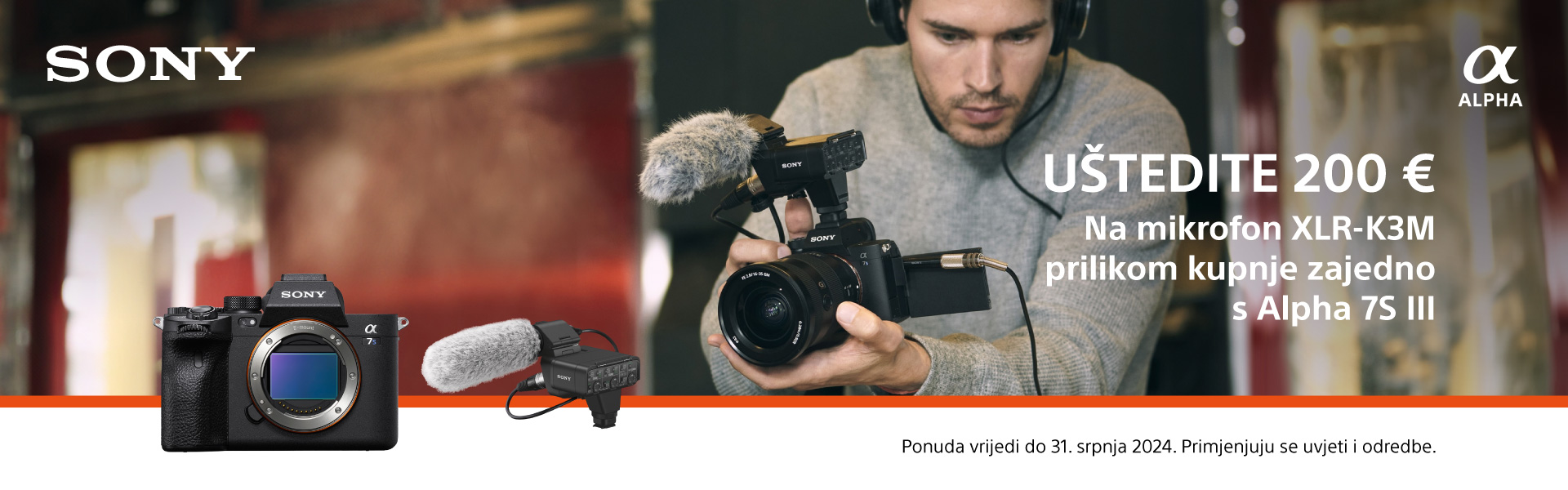 Sony popust Fotoaparat + Mikrofon
