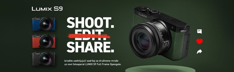 LUMIX S9 fotoaparat punog formata bez ogledala