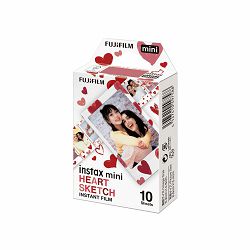 FUJIFILM film (foto papir) za Instax Mini 10kom HEART SKETCH (1x10 listova)