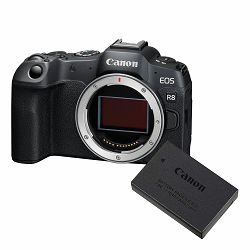 Canon Mirrorless Camera EOS R8 body + LP-E17 Kit