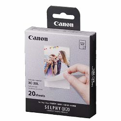 Canon fotopapir XC-20L 86x53mm Square Photo Sticker Paper 20 Sheets