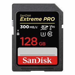 SanDisk Memorijska kartica SDSDXDK-128G-GN4IN Extreme Pro SDXC 128GB  R300MB/s  W260MB/s  Class 10 V90 UHS-II U3