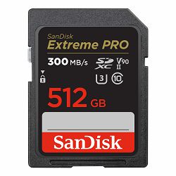 SanDisk Memorijska kartica SDSDXDK-512G-GN4IN Extreme PRO 512 GB, R300 MB/s, W260 MB/s, V90 UHS-II