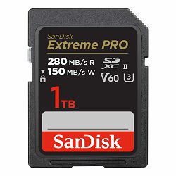 SanDisk Memorijska kartica SDSDXEP-1T00-GN4IN Extreme PRO 1 TB, R280 MB/s, W150 MB/s, V60 UHS-II