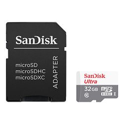 SanDisk Memorijska kartica SDSQUNR-032G-GN3MA Ultra micro SDHC 32GB  R100MB/s  Class 10 UHS-I + SD Adapter