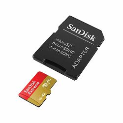 SanDisk Memorijska kartica SDSQXAV-1T00-GN6MA Extreme microSDXC 1TB R190MB/s / W130MB/s  A2 C10 V30 UHS-I U3 + SD Adapter