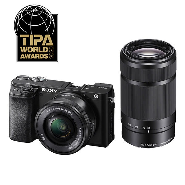 SONY Digitalni fotoaparat Alpha A6100 Double lens kit SEL1650 + SEL55210 Black